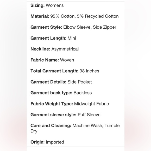 Women's One Shoulder Mini A-Line Dress - A New Day™ Yellow new - Picture 6 of 6